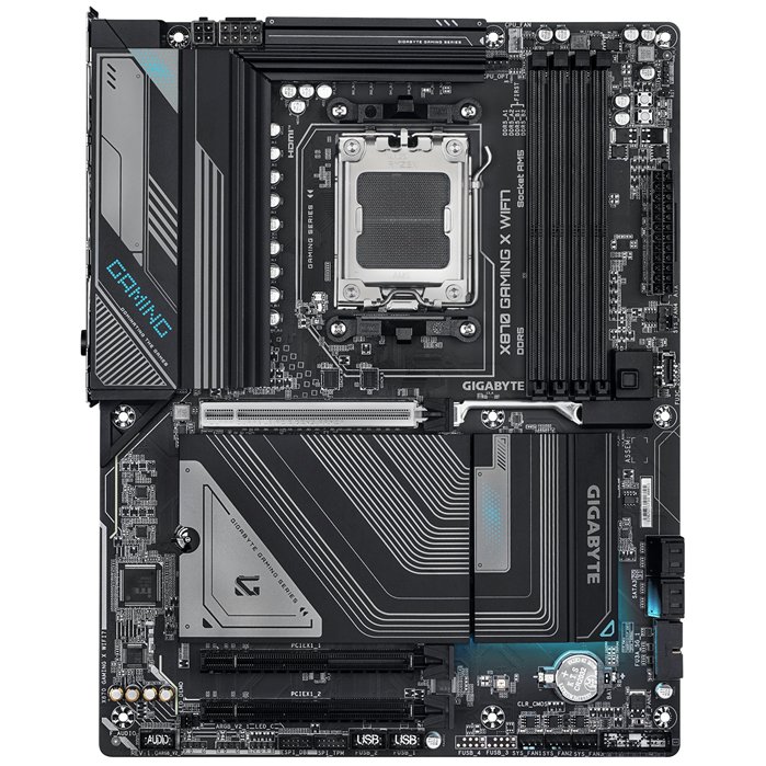 Gigabyte X870 GAMING X WIFI7 AMD AM5 ATX Motherboard 4x DDR5~256GB,3x PCIe x16, 3x M.2, 4x SATA 6,4x USB 3.2, 4x USB2.0, 2x USB-C, - Image 2