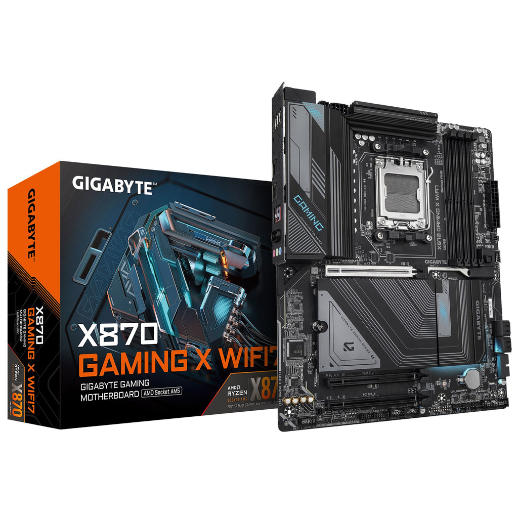 Gigabyte X870 GAMING X WIFI7 AMD AM5 ATX Motherboard 4x DDR5~256GB,3x PCIe x16, 3x M.2, 4x SATA 6,4x USB 3.2, 4x USB2.0, 2x USB-C, - Image 3