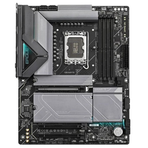 Gigabyte Z890 EAGLE WIFI7 P Intel LGA 1851 ATX Motherboard, 4x DDR5 ~256GB, 3x PCI-E x16, 4x M.2, 4x SATA,  5x USB 3.2, 1x USB-C, 4x USB 2.0 - Image 2