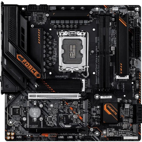 Gigabyte Z890M FORCE DUO X WIFI7 MB Intel LGA 1851 ATX Motherboard, 4x DDR5 ~256GB, 3x PCI-E x16, 4x M.2, 4x SATA,  5x USB 3.2, 1x USB-C, 4x USB 2.0 - Image 2