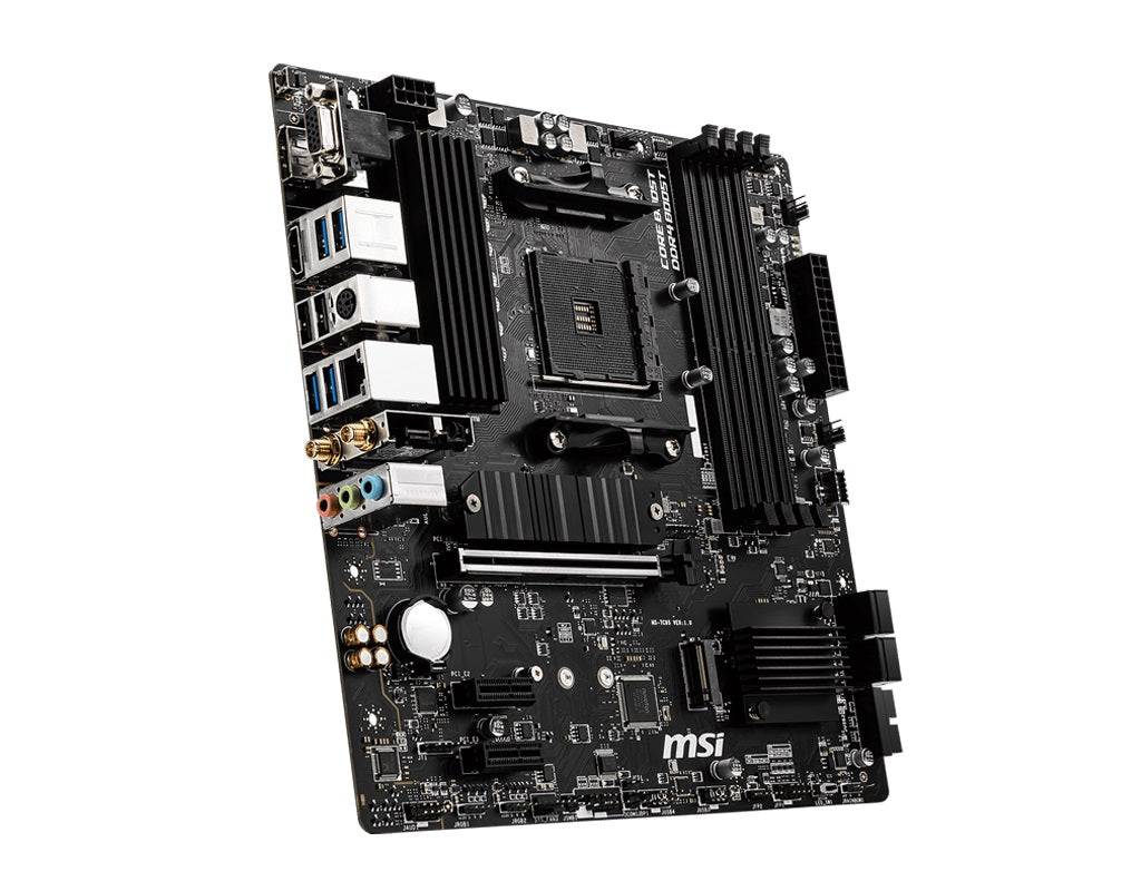 MSI B550M PRO-VDH WIFI Motherboard AMD Ryzen AM4, 4xDDR4, support up to 128GB, 1xPCIe 4.0/3.0 x16 slot, 4xSATA 6Gb, 7xUSB3.2, 6xUSB2.0, LAN, HDMI - Image 3