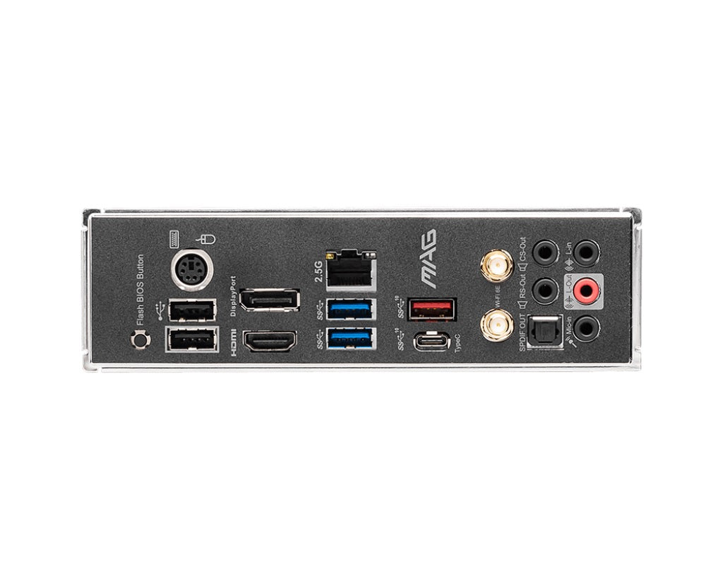 MSI MAG B550 TOMAHAWK MAX WIFI Motherboard, AMD Ryzen AM4, 4xDDR4-128GB, 1xPCIe4.0 x16slots, 2xPCIe3.0 x16slots, 6xSATA 6Gb,  2.5G LANPort, HDMI 2.1 - Image 4