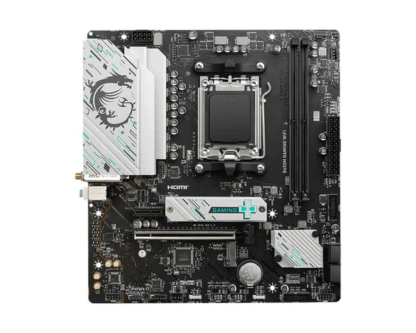MSI B650M GAMING WIFI AMD AM5 MATX Motherboard, 2x DDR5 ~128GB, 1x PCI-E x16, 2x M.2, 4x SATA,  8x USB 3.2,(LS)