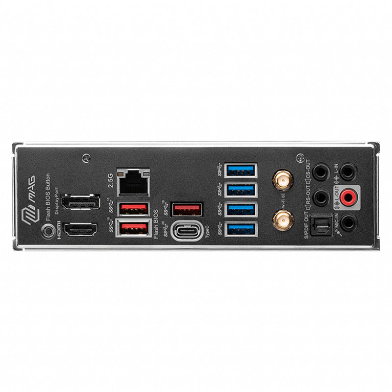 MSI MAG B650M MORTAR WIFI AMD AM5 mATX Motherboard, 4x DDR5 ~128GB, 1x PCI-E x16, 2x M.2, 6x SATA,  8x USB 3.2, 1x USB Type C - Image 4