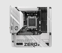 MSI B650M PROJECT ZERO Motherboard, AMD B650, 4x DDR5 128GB, 1x HDMI, 2x M.2, USB 3.2 Type A  x9 - Image 2