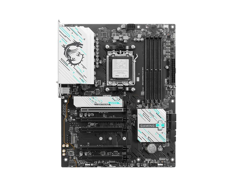 MSI B840 GAMING PLUS WIFI, AM5, 4x DDR5 256GB, 1x HDMI, 4x PCI-E x16 slot, 3x M.2, Wi-Fi 7 - Image 2