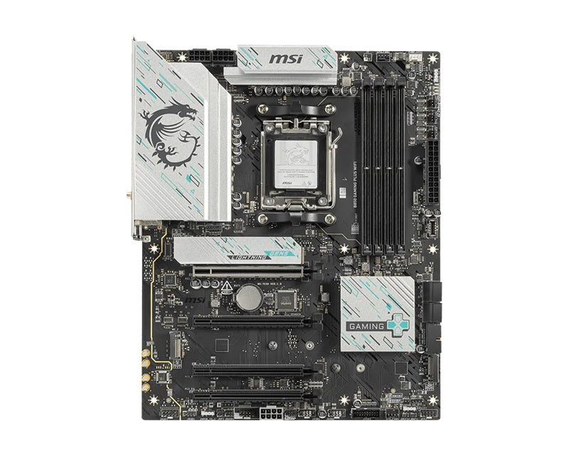 MSI B850 GAMING PLUS WIFI, AM5, B850, DDR5 8200+OC, PCIe 5.0, M.2 Gen5/Gen4, WiFi 7, 5Gb LAN, USB 10G/5G, SATA, 7.1 Audio, 2yr wty - Image 2
