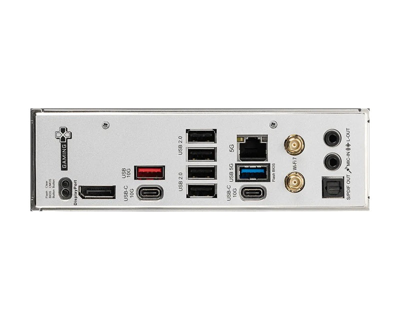 MSI B850 GAMING PLUS WIFI, AM5, B850, DDR5 8200+OC, PCIe 5.0, M.2 Gen5/Gen4, WiFi 7, 5Gb LAN, USB 10G/5G, SATA, 7.1 Audio, 2yr wty - Image 4