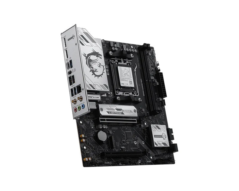 MSI B850M GAMING WIFI, AMD AM5, B850, DDR5 8200+ MT/s, PCIe 5.0 x16, M.2 Gen5, 5G LAN, Wi-Fi 7, Bluetooth 5.4, USB-C, 7.1 Audio - Image 3