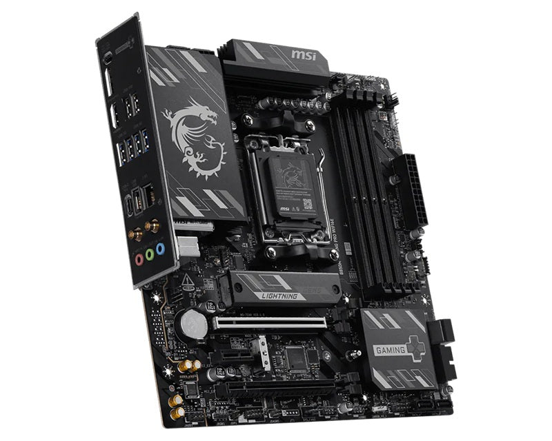 MSI B850M GAMING PRO WIFI6E, AMD B850, AM5, 4xDDR5 256GB, PCIe 4.0 x16, 2xM.2 PCIe5/4, 2.5G LAN, Wi-Fi 6E, USB 10G, HDMI/DP, 2yr wty - Image 3