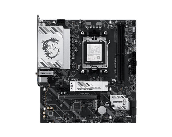 (SI Only) MSI B850M GAMING WIFI6E, AMD B850, AM5, Ryzen 9000/8000/7000, DDR5 128GB, PCIe 5.0 M.2, Wi-Fi 6E, 2.5G LAN