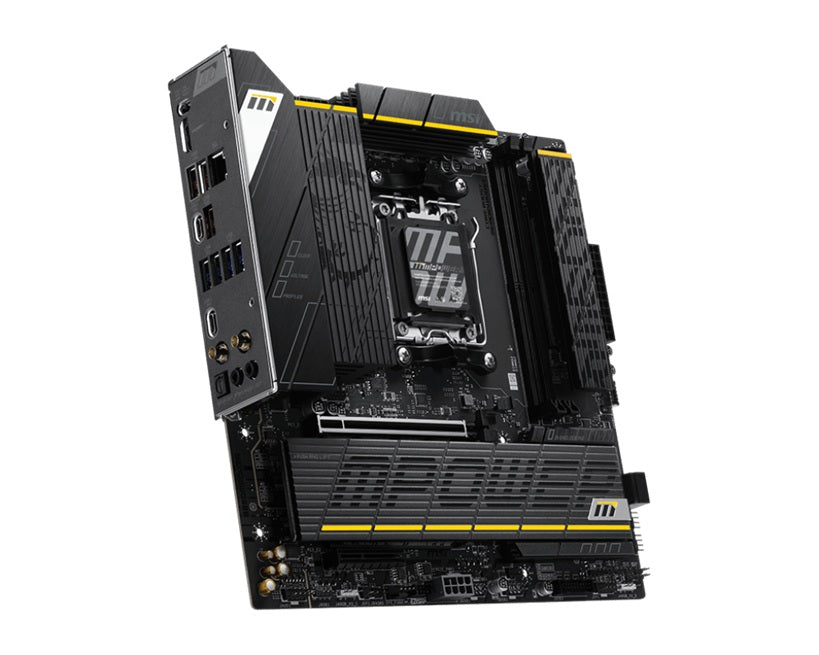 MSI B850M POWER AM5 motherboard, AMD B850 chipset, Ryzen 9000/8000/7000 support, DDR5 8400+ OC, PCIe 5.0 x16, M.2 Gen5, Wi-Fi 7, 5Gb LAN - Image 3
