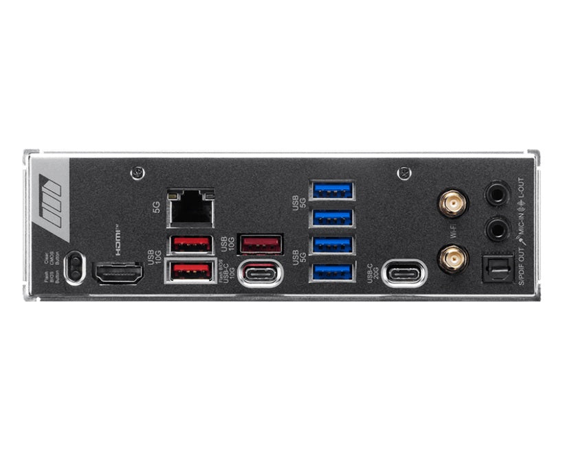 MSI B850M POWER AM5 motherboard, AMD B850 chipset, Ryzen 9000/8000/7000 support, DDR5 8400+ OC, PCIe 5.0 x16, M.2 Gen5, Wi-Fi 7, 5Gb LAN - Image 4