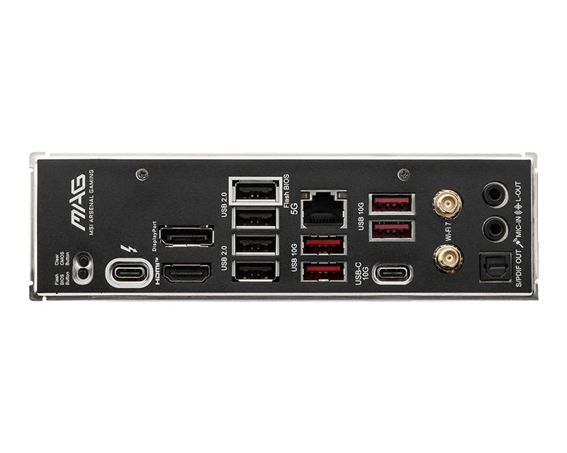 MSI MAG B860 TOMAHAWK WIFI, INTEL B860, 4x DDR5 256GB, 1x HDMI, 2x PCI-E x16 slot, 1x PCI-E x1, 3x M.2, 4x SATA 6G, 8x USB 2.0. Intel® Killer™ BE1750 - Image 4