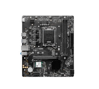 MSI PRO H610M-S WIFI DDR4 Intel LGA 1700 mATX Motherboard 2x DDR4~64GB,1x PCIe x16,1x PCIe x1,1x M.2,2x SATA 6G,8x USB2.0 - Image 2