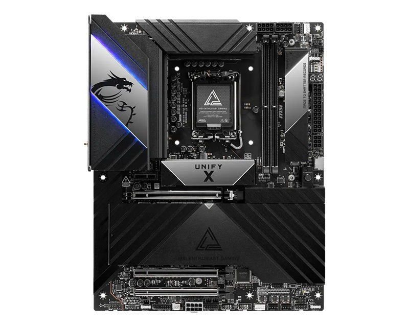 MSI H810M-B WIFI6E, LGA1851, Intel Z890, DDR5 9600+OC, PCIe 5.0, M.2 Gen5/Gen4, WiFi 7, 5Gb LAN, Thunderbolt 4, USB 20G/10G, SATA, 7.1 Audio - Image 2