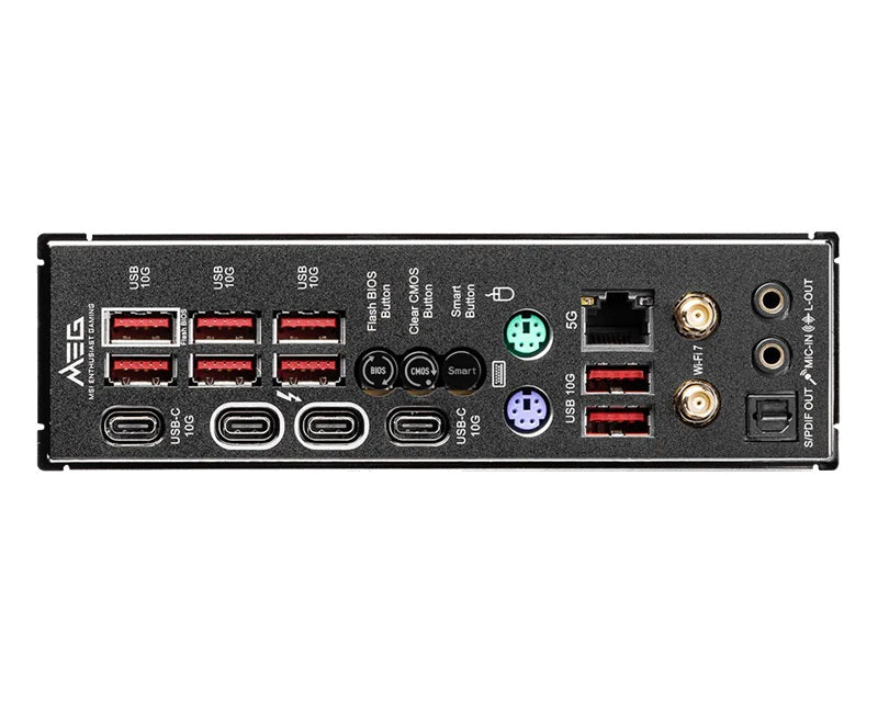 MSI H810M-B WIFI6E, LGA1851, Intel Z890, DDR5 9600+OC, PCIe 5.0, M.2 Gen5/Gen4, WiFi 7, 5Gb LAN, Thunderbolt 4, USB 20G/10G, SATA, 7.1 Audio - Image 4