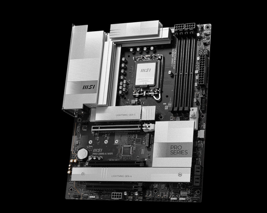 MSI PRO Z890-A WIFI INTEL Z890  Motherboard, 4x DDR5 256GB, 3x PCI-E x 16, 4x M.2, 4x SATA 6G, 7x USB 3, 3x USB-C - Image 3
