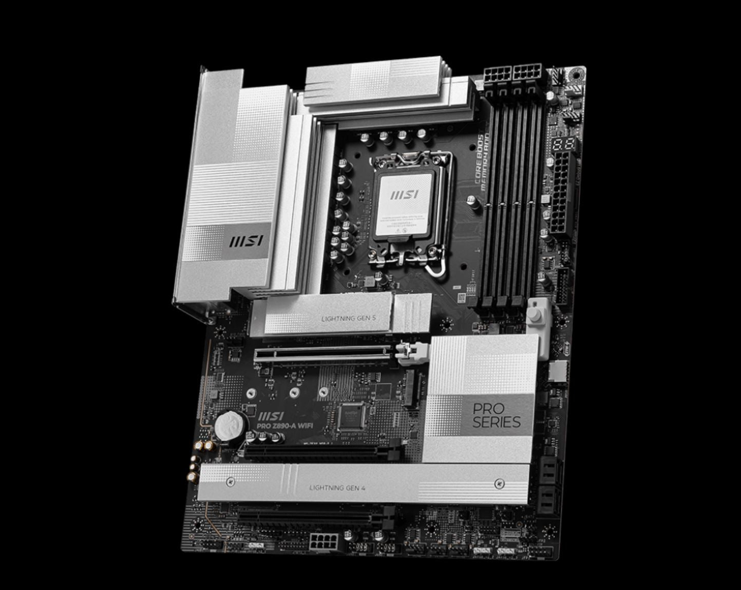 MSI PRO Z890-A WIFI INTEL Z890  Motherboard, 4x DDR5 256GB, 3x PCI-E x 16, 4x M.2, 4x SATA 6G, 7x USB 3, 3x USB-C - Image 3