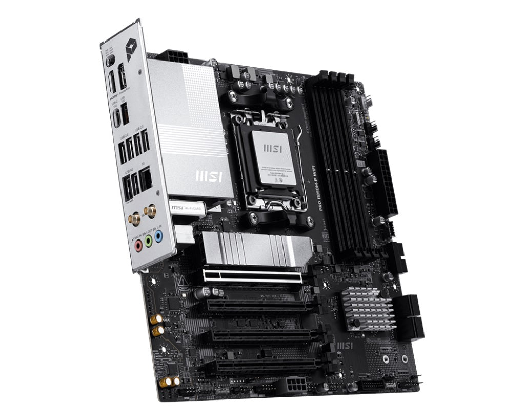 MSI PRO B850M-P WIFI, AM5, 4x DDR5 256GB, 1x HDMI, 1x PCI-E x16 slot, 3x M.2,4x USB2.0, 3x USB C, Wi-Fi 7 - Image 4