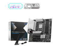 MSI PRO B860M-A WIFI, INTEL B860, 4x DDR5 256GB, 1x HDMI, 4x PCI-E x16 slot, 3x M.2, 4x SATA, 6x USB 2.0, Intel® Wi-Fi 7 - Image 1