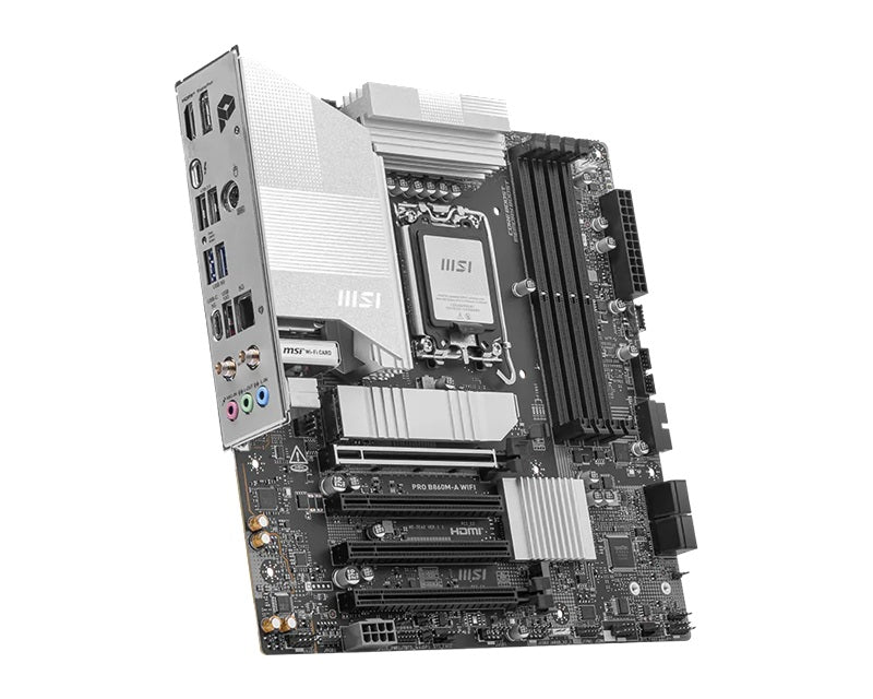 MSI PRO B860M-A WIFI, INTEL B860, 4x DDR5 256GB, 1x HDMI, 4x PCI-E x16 slot, 3x M.2, 4x SATA, 6x USB 2.0, Intel® Wi-Fi 7 - Image 3