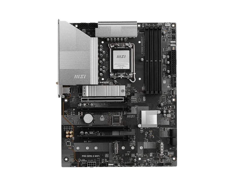 MSI PRO Z890-S WIFI, INTEL Z890, 4x DDR5 256GB, 1x HDMI, 4x PCI-E x16 slot, 3x M.2, 4x SATA, 4x USB 2.0, Intel® Wi-Fi 7 - Image 2