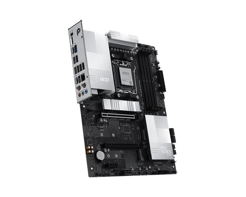 MSI PRO X870E-S EVO WIFI, AMD X870E, AM5, DDR5 256GB, PCIe 5.0, 3x M.2, Wi-Fi 7, 5G LAN, USB 40Gbps - Image 3
