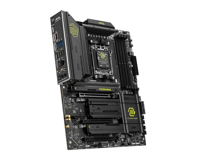 MSI MAG X870 TOMAHAWK WIFI, AMD AM5 ATX Motherboard 4x DDR5~256GB, 3x PCIe x16, 4x M.2, 5x USB 3.2, 4x USB2.0, 3x USB-C - Image 3