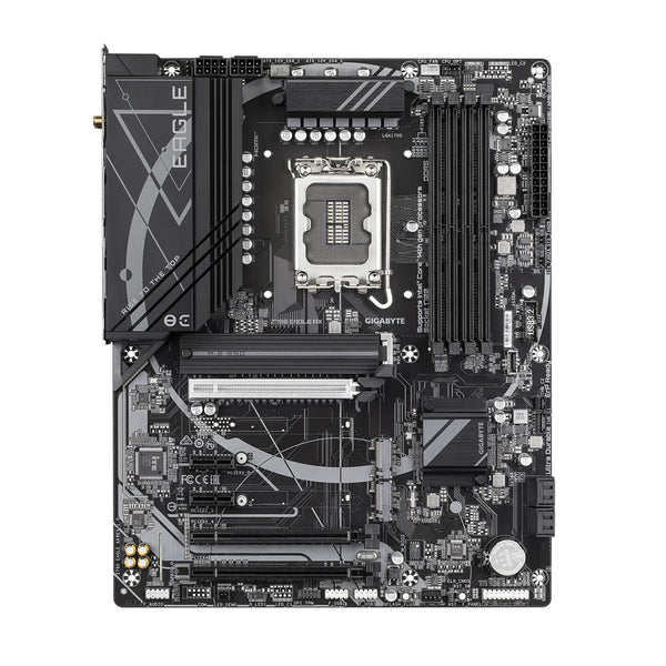 Gigabyte Z790 EAGLE AX Intel LGA 1700 ATX Motherboard, 4x DDR5 ~192GB, 3x PCI-E x16, 3x M.2, 4x SATA,  5x USB 3.2, 1x USB-C, 2x USB 2.0
