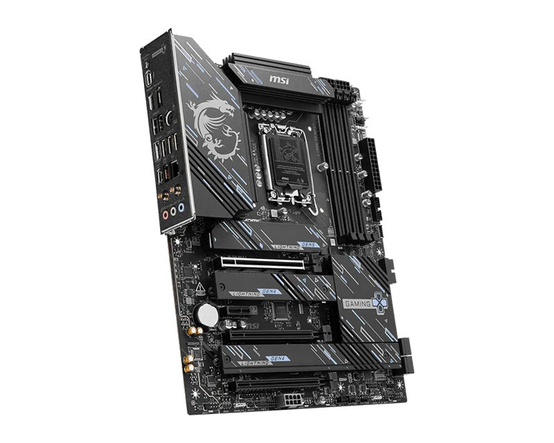 MSI Z890 GAMING PLUS WIFI  Motherboard, 4x DDR5 256GB, 3x PCI-E x 16, 1x PCI-E x 1, 4x M.2, 4x SATA 6G, 3x USB 3, 2x USB-C, 4 x USB 2 - Image 3