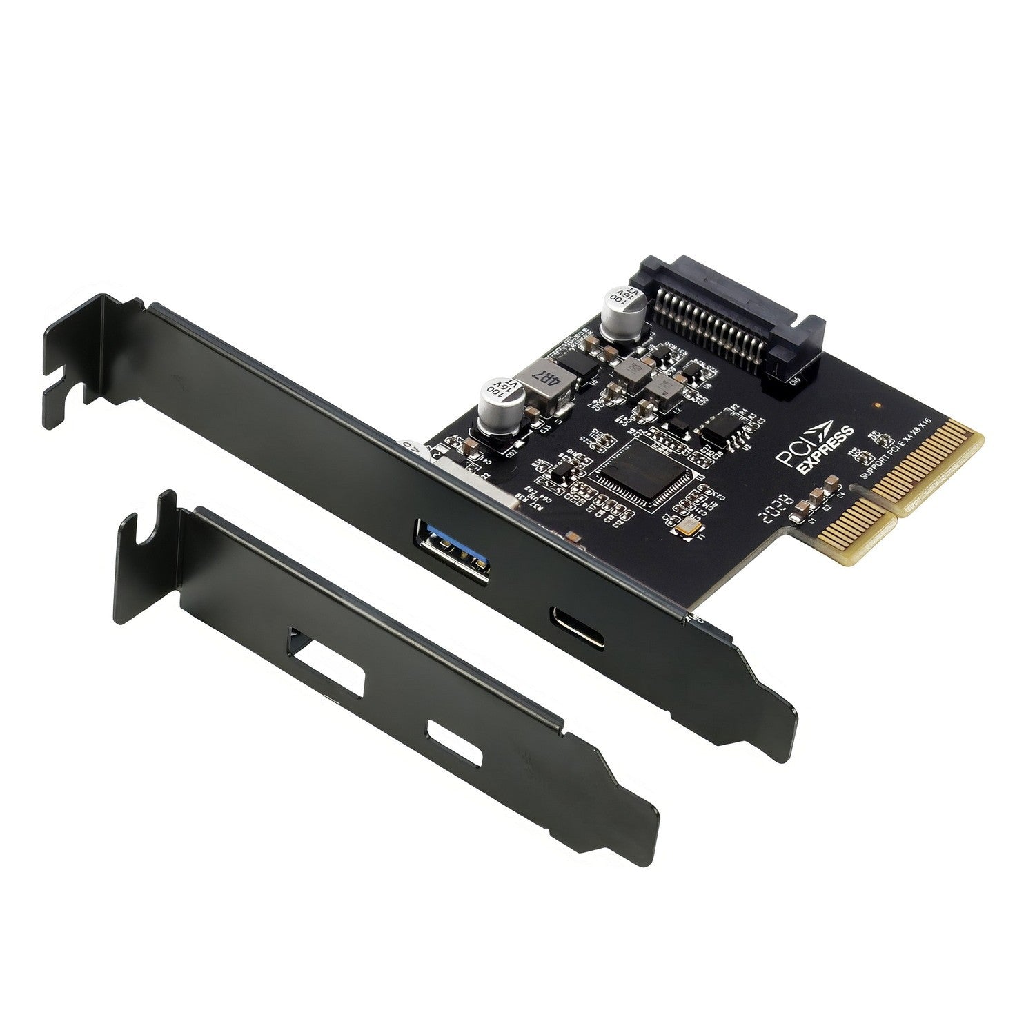 (LS)Simplecom EC312v2 PCIe x4 to 2-Port USB 3.2 Gen II 10Gbps USB-C and USB-A Expansion Card - Image 5