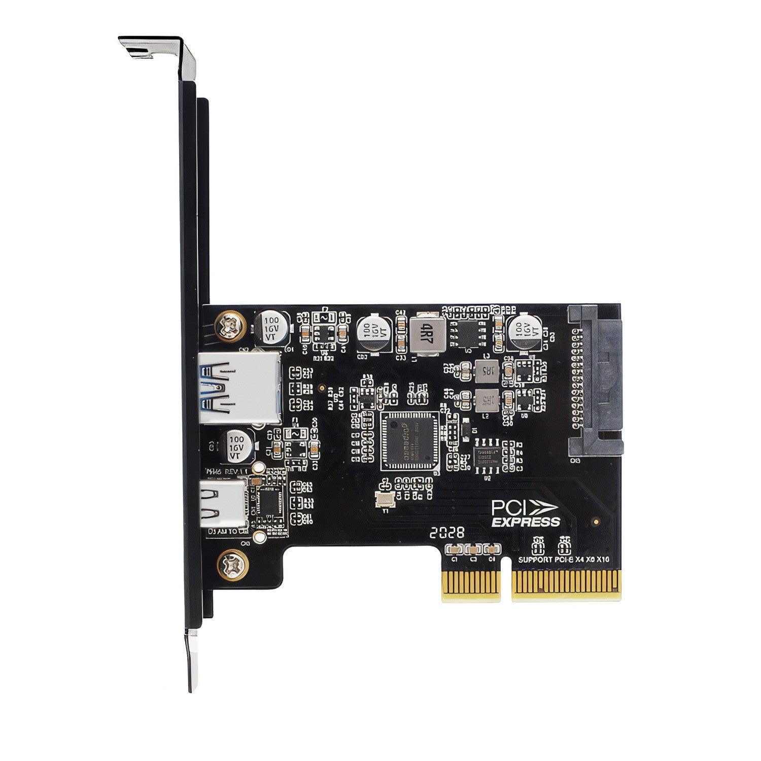 (LS)Simplecom EC312v2 PCIe x4 to 2-Port USB 3.2 Gen II 10Gbps USB-C and USB-A Expansion Card - Image 3