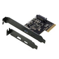 Simplecom EC312v2 PCIe x4 to 2-Port USB 3.2 Gen II 10Gbps USB-C and USB-A Expansion Card - Image 1