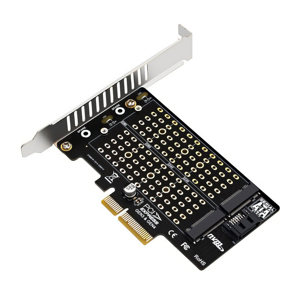 (LS)Simplecom EC412v2 NVMe and SATA M.2 SSD to PCIe x4 Expansion Card - Image 2