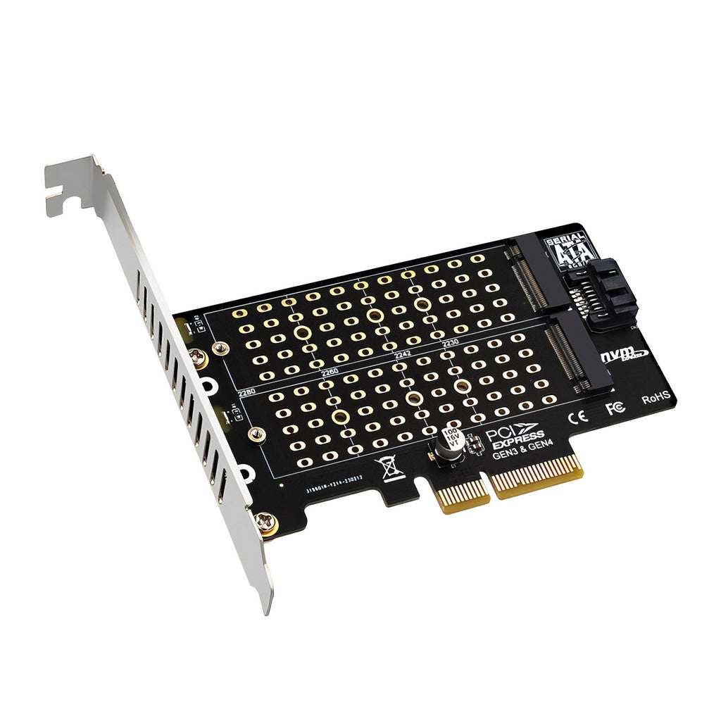 Simplecom EC412v2 NVMe and SATA M.2 SSD to PCIe x4 Expansion Card - Image 5