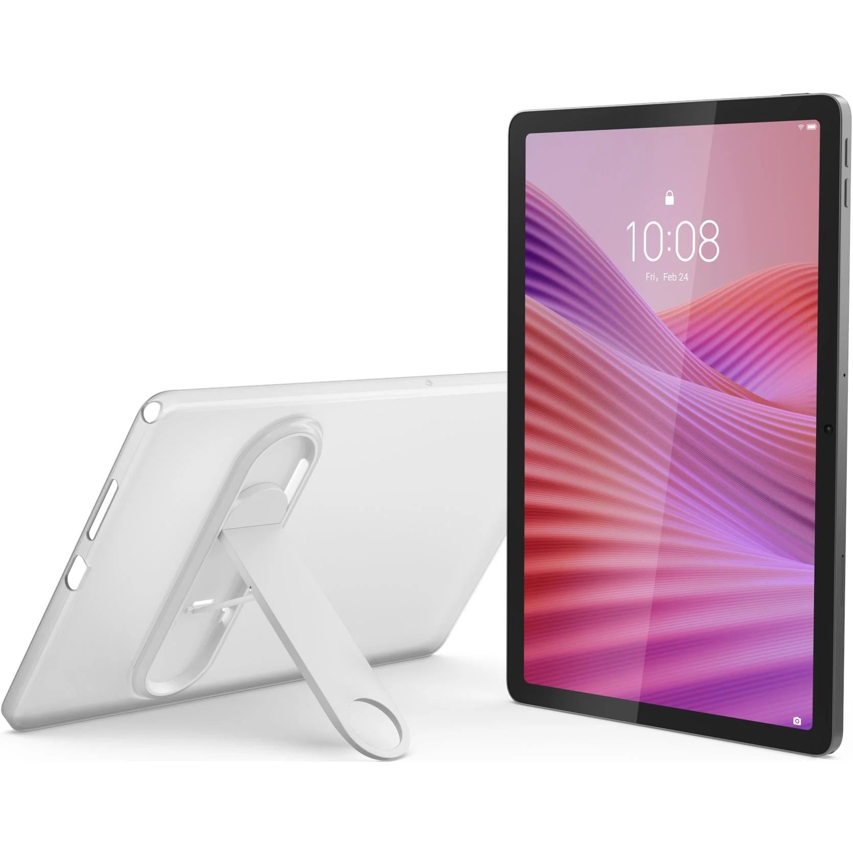 Lenovo Tab 10.1" LTE  4GB/128GB With Clear Case - Luna Grey (ZAEJ0157AU) *AU STOCK*, FHD+, 8MP/5MP, Android, 5100mAh, 1 Year Warranty - Image 1