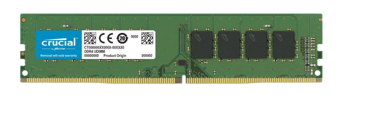 Crucial 8GB (1x8GB) DDR4 UDIMM 3200MHz CL22 Dual Ranked x8 Single Stick Desktop PC Memory RAM - Image 1