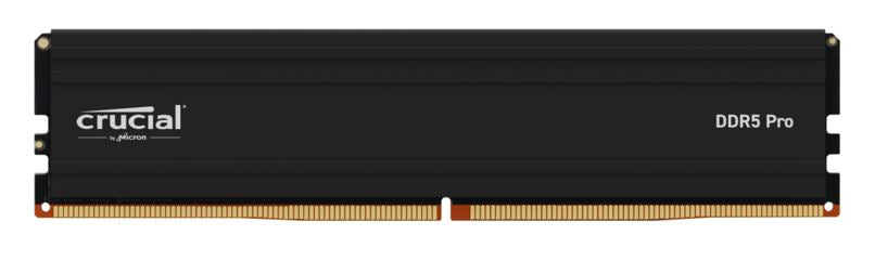 Crucial Pro 16GB (1x16GB) DDR5 UDIMM 5600MHz CL46 Black Heat Spreader Support Intel XMP AMD Ryzen Desktop PC Gaming Memory - Image 1