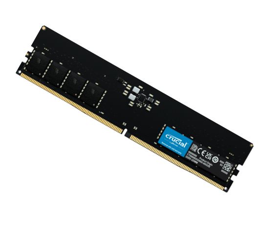Crucial 16GB (1x16GB) DDR5 UDIMM 5600MHz CL46 Desktop PC Memory - Image 1