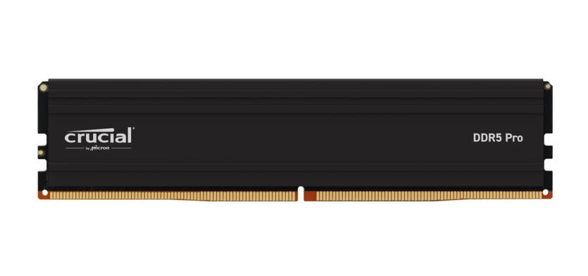 Crucial Pro 32GB (1x32GB) DDR5 UDIMM 6000MHz CL40 Black Heat Spreader Overclocking Support Intel XMP AMD Ryzen Desktop PC Gaming Memory - Image 1