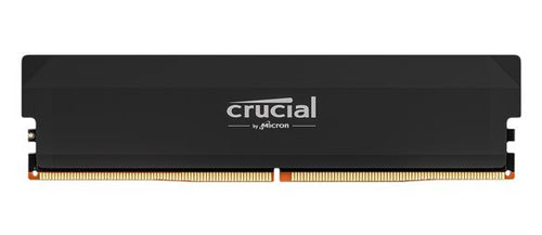 Crucial Pro 32GB (1x32GB) DDR5 UDIMM 6400MHz CL40 Black Heat Spreaders Overclocking Support Intel XMP AMD Ryzen Desktop PC Gaming Memory Tray - Image 1