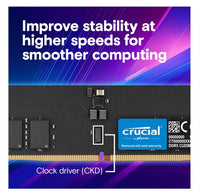 Crucial 32GB (1x32GB) DDR5 CUDIMM 6400MHZ CL52 Desktop PC Memory for Intel Core Ultra Processors AI PC - Image 4
