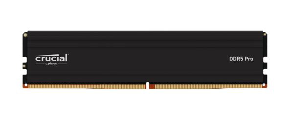 Crucial Pro 64GB (1x64GB) DDR5 UDIMM 5600MHz CL46 Black Heat Spreader Support Intel XMP AMD Ryzen Desktop PC Gaming Memory - Image 1