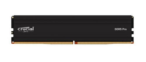 Crucial Pro 64GB (1x64GB) DDR5 UDIMM 5600MHz CL46 Black Heat Spreader Support Intel XMP AMD Ryzen Desktop PC Gaming Memory - Image 1