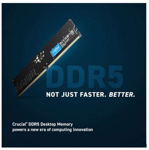 Crucial 8GB (1x8GB) DDR5 UDIMM 5600MHz CL46 Desktop PC Memory ~CT8G48C40U5 - Image 2