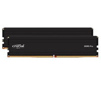 Crucial Pro 32GB (2x16GB) DDR5 UDIMM 6000MHz CL48 Black Heat Spreader Support Intel XMP AMD Ryzen Desktop PC Gaming Memory - Image 1