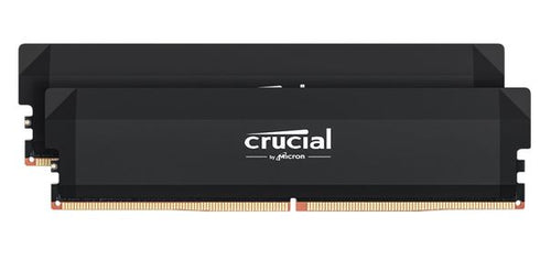 Crucial Pro 32GB (2x16GB) DDR5 UDIMM 6400MHz CL32 Black Heat Spreader Overclocking Support Intel XMP AMD Ryzen Desktop PC Gaming RAM ~CP2K16G64C32U5B - Image 2