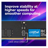 Crucial 64GB (2x32GB) DDR5 CUDIMM 6400MHZ CL52 Desktop PC Memory for Intel Core Ultra Processors AI PC - Image 4