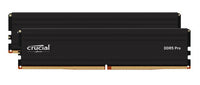 Crucial Pro 96GB (2x48GB) DDR5 UDIMM 5600MHz CL46 46-45-45 1.1V Black Heat Spreader Support Intel XMP AMD Ryzen Desktop PC Gaming Memory >64GB <128GB - Image 1